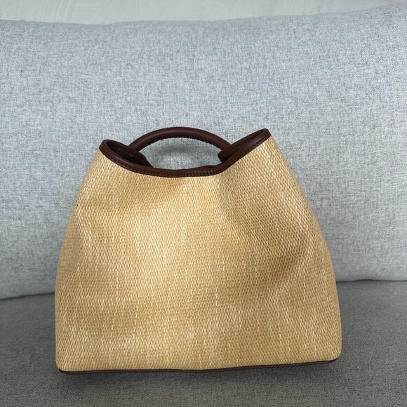 Elleme Raisin Raffia Natural/Cognac - Picture 2 of 8